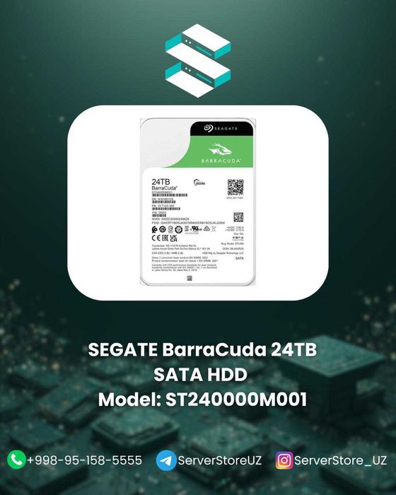 Seagate BarraCuda® 24TB SATA HDD
