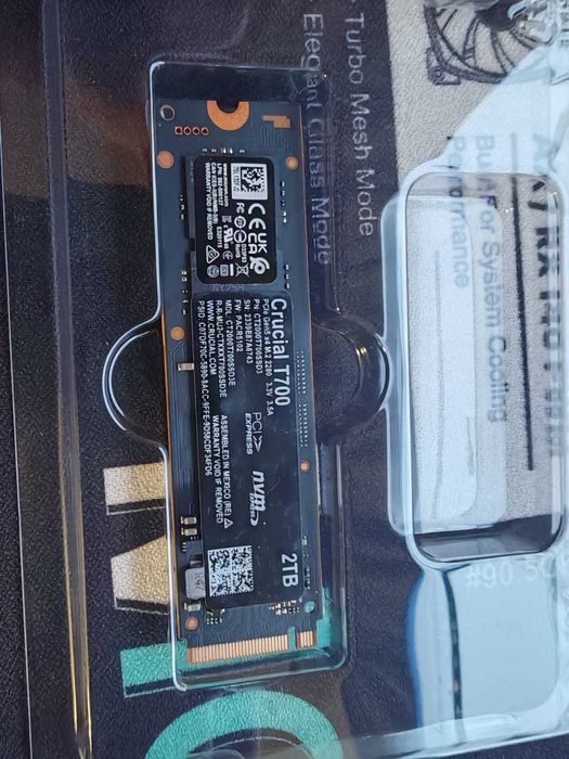 SSD диск Crucial 2TB T700 PCIe Gen5 NVMe M.2, 12400/11800 MB/s