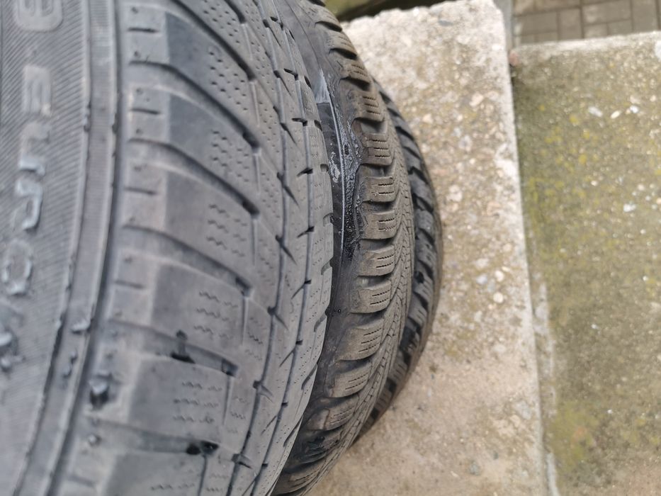 3 зимни гуми с джанти – 185/60 R15