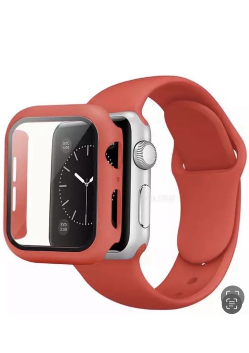 Curea Silicon Carcasa Husa Apple Watch Iphone 2 3 4 5 6 7 SE 8 9 10 11