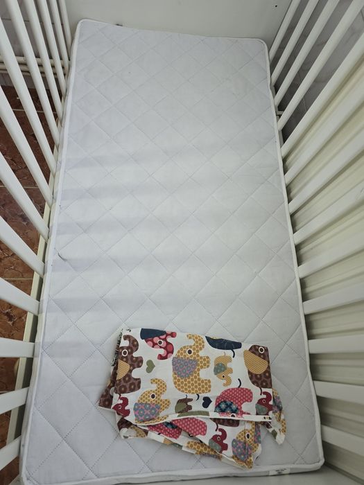 Vand patut Ikea Gonatt + Baldachin Ikea + saltea cocos + cearșaf