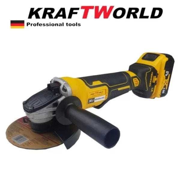 Безчеткови 125MM ъглошлайф 36V бормашина 36V импакт с 4 бр 8A батерии