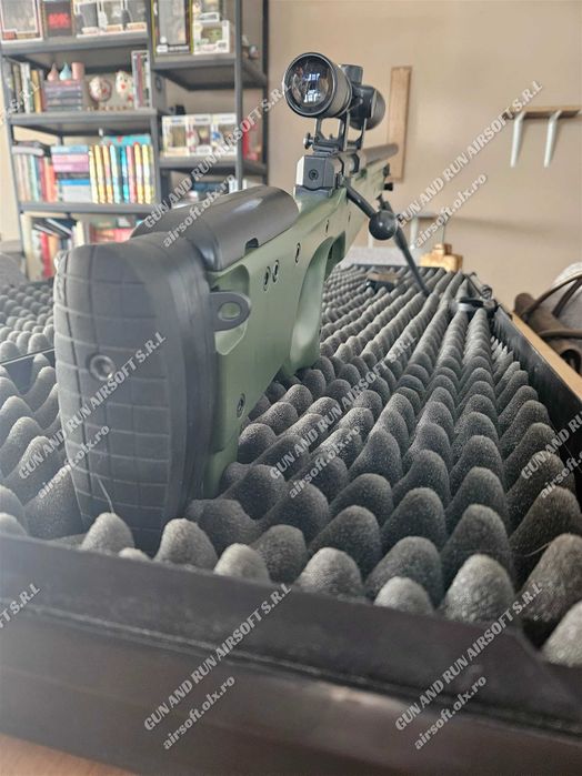 Pusca Cu Luneta AIRSOFT PUTERNICA!! - AWP - NOUA - 220m/s - SniperARC