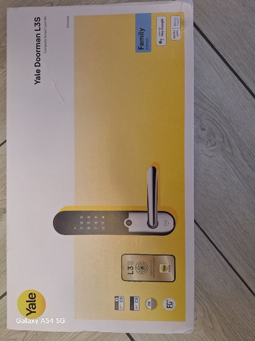 YALE DOORMAN L3S Family crome+negru