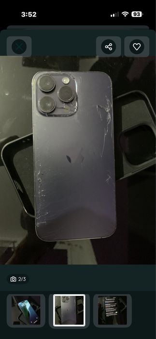 Vand iphone 14 pro max 256gb