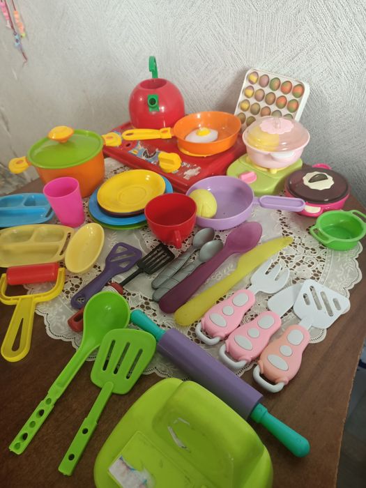 Посудка детская пластиковая
