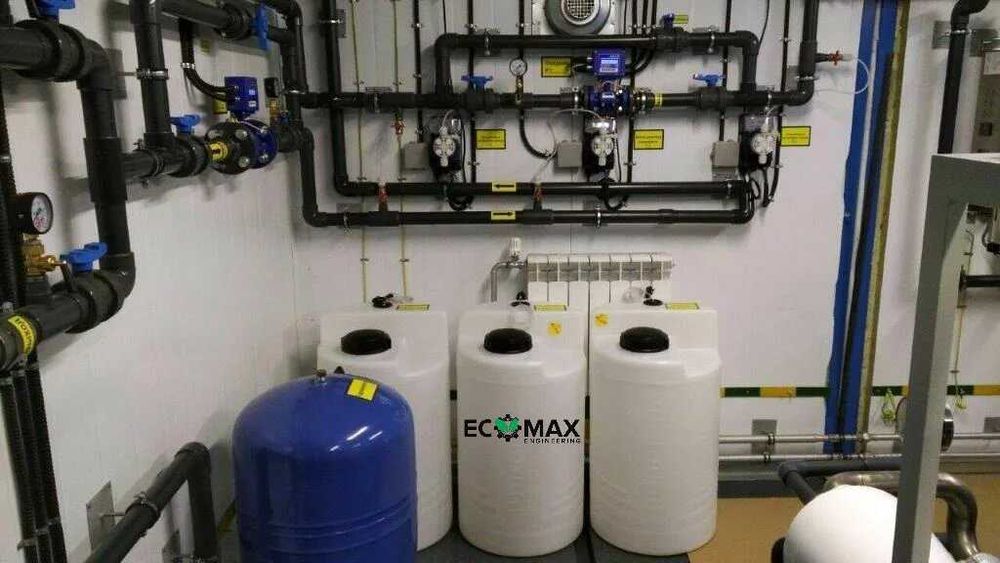 Станция производства и дозирования хлора гипохлорита натрия