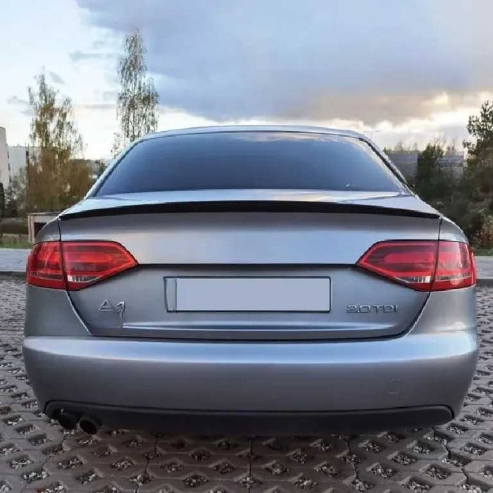 Eleron Portbagaj Lip Codita Audi A4 B8 [08-15], Model Sline S4, Negru