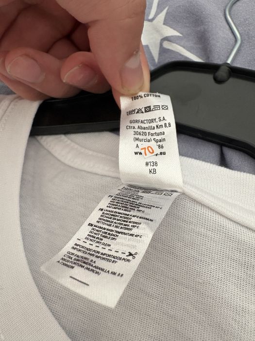 Tricou barbati alb L