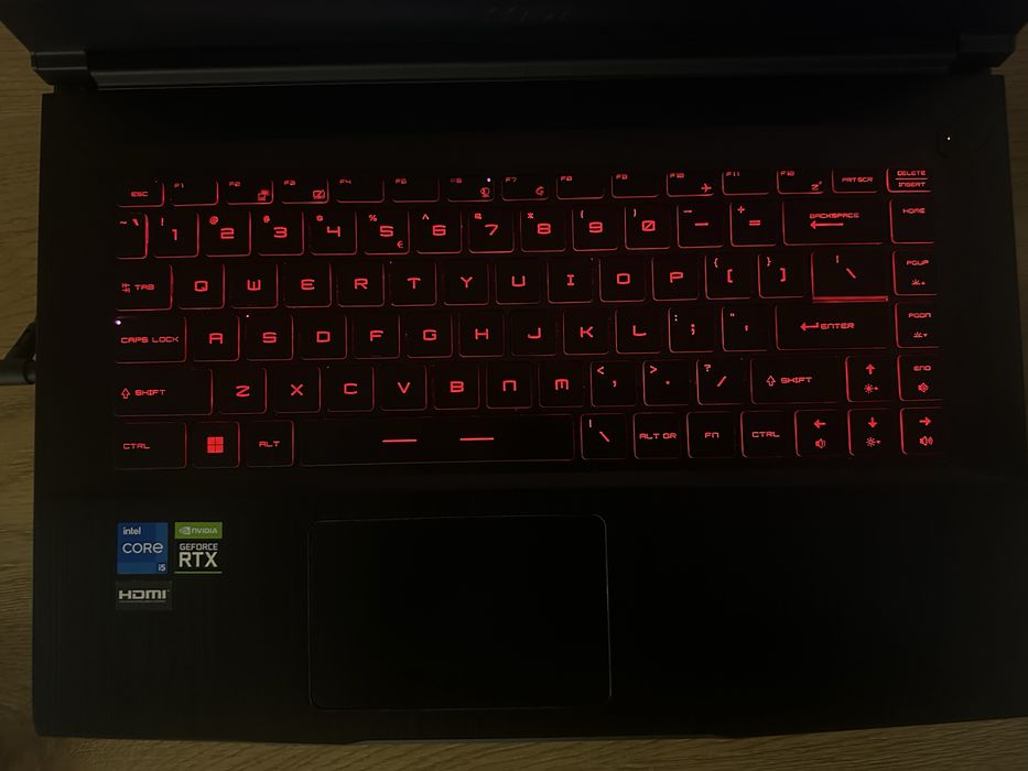 Лаптоп MSI GF63 I5 RTX3050