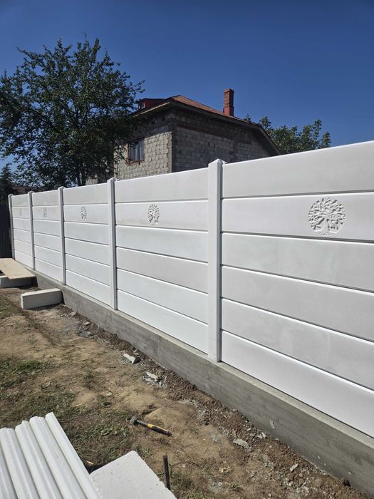 Garduri prefabricate din beton și marmură + 15 ani Garantie