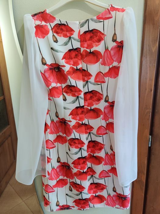 Rochie de ocazie cu imprimeu floral