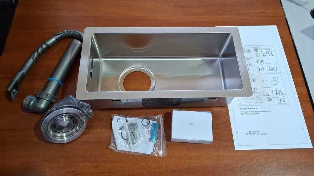 Chiuveta bucatarie Mizzo Linea, 18-40 cm, otel inoxidabil, argintiu