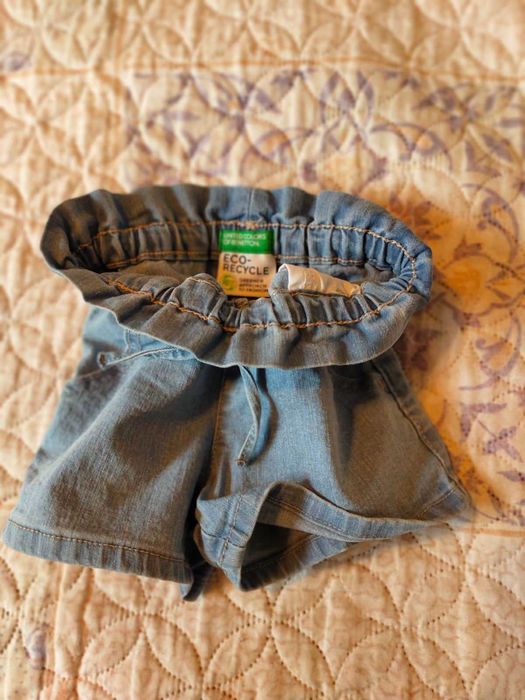 Benetton детски къси дънкови панталони