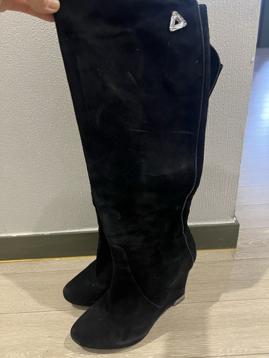 Сапоги замша еврозима