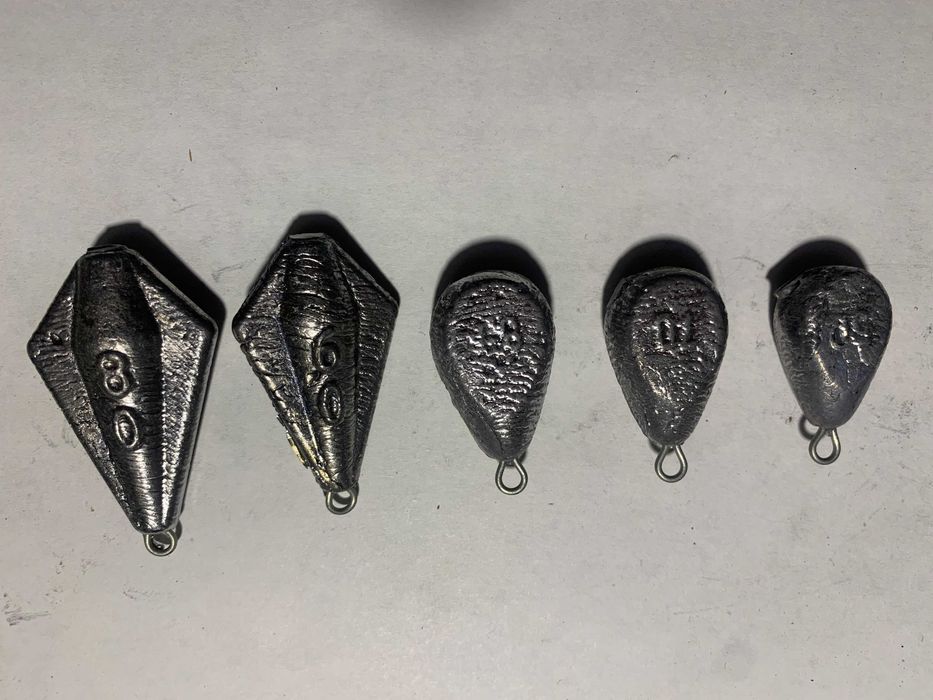Свинцовые рыболовные грузила