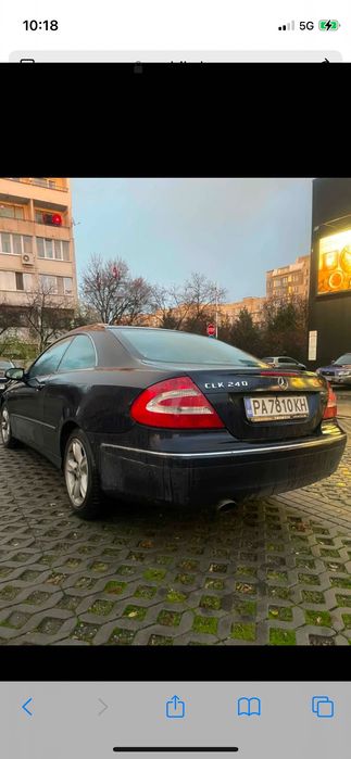 Продавам личния си автомобил Мерцедес CLK 240