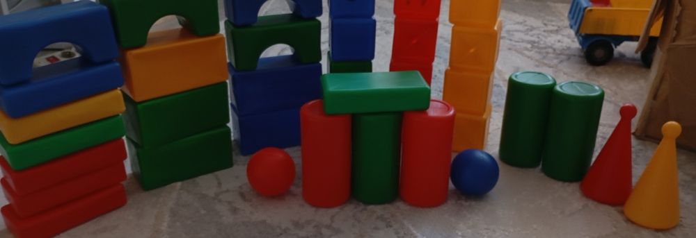 Кубик пластмассовые