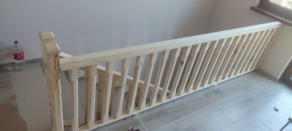 Дървен парапет по размер