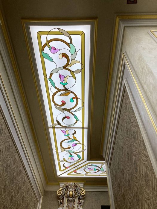 Оргстекло,душавой кабина, витраж