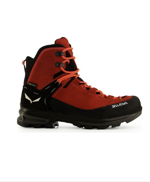 Salewa Дамски туристически обувки Salewa Women's Mountain Trainer 2 Mid GTX Walking boots - Red Dahlia / Black - размер 35 (EU)