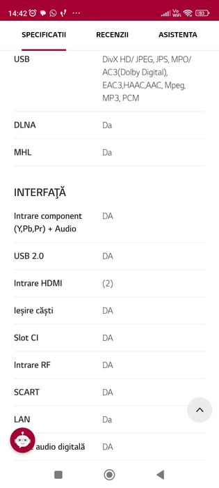 Vând TV LG32LA6130 3D defect