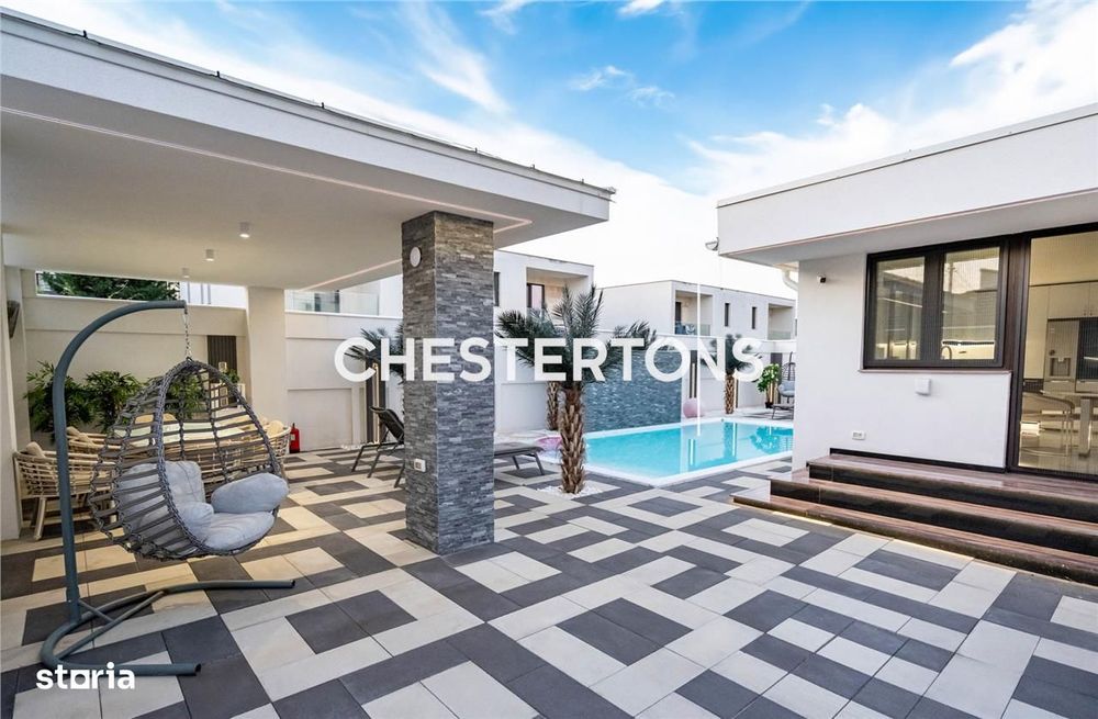 Vila de vanzare in Otopeni, P+2E, teren 509 mp, piscina