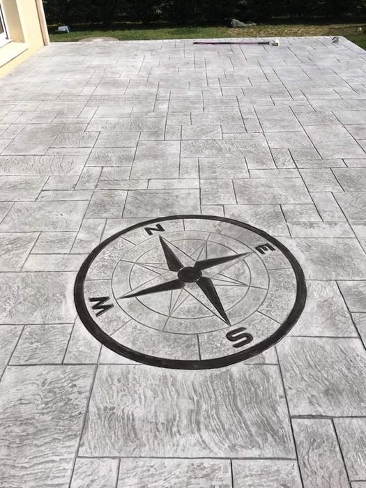 Beton pavaj amprentate