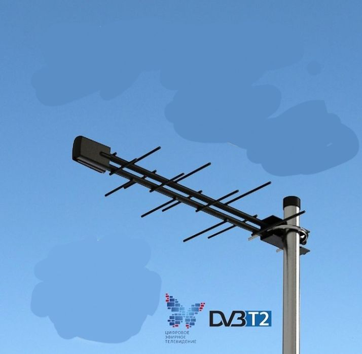 Antena 13 metr kabeli bilan . Yangi , Антенна , антена тв