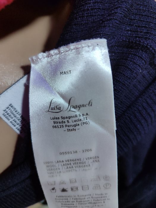 Luisa Spagnoli Italy 100%Vergine Lana-Premium Brand