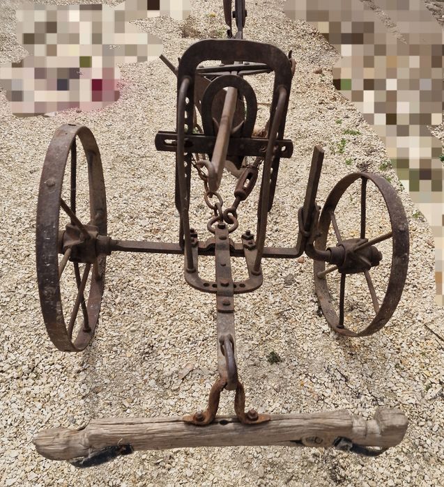 Gebrüder Eberhardt ESB5 античен плуг от началото на 20-ти в., Германия