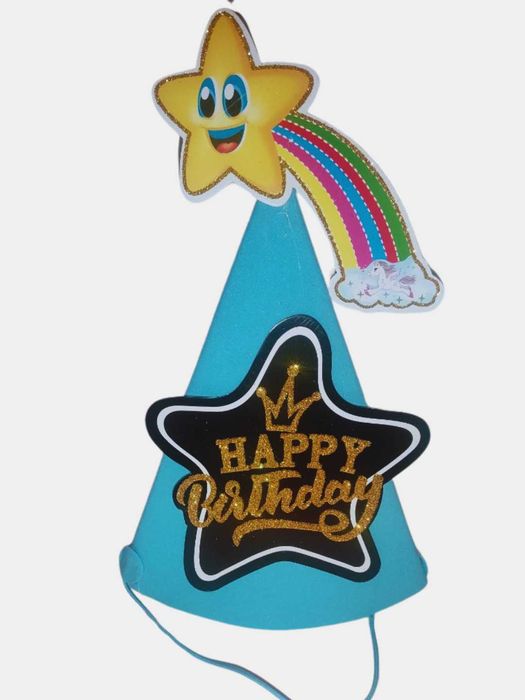 Детские шапочки на день рождения | Tug'ilgan kun uchun qalpoqchalar