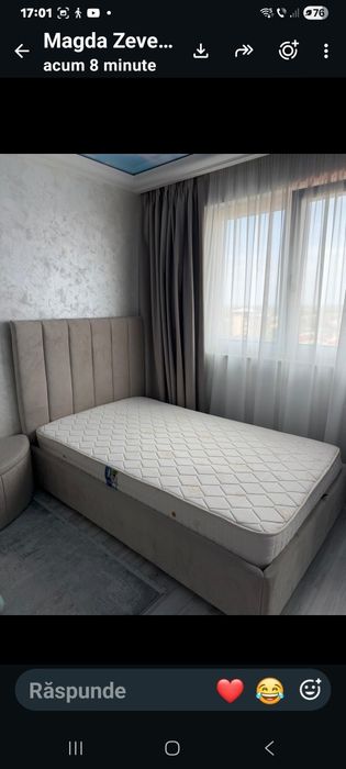 Pat 200 cu 120  se afla in stare foarte buna ca nou