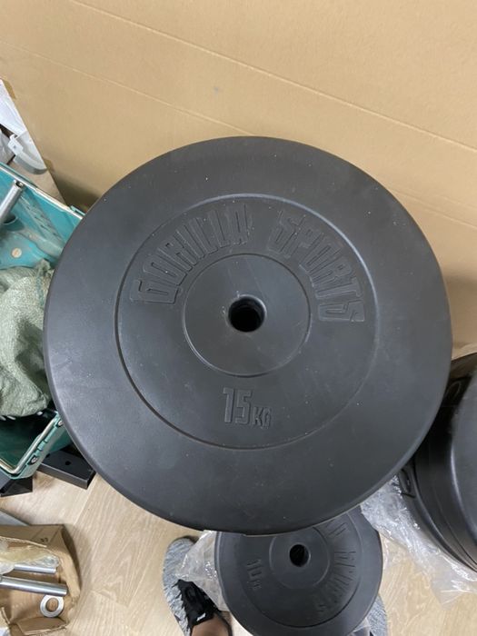 Discuri haltere gantere 10 kg noi made in germani 30 mm si 26 mm noi