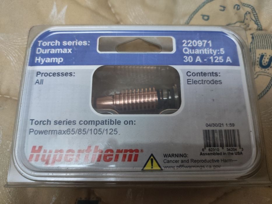 Электроды на плазму 125