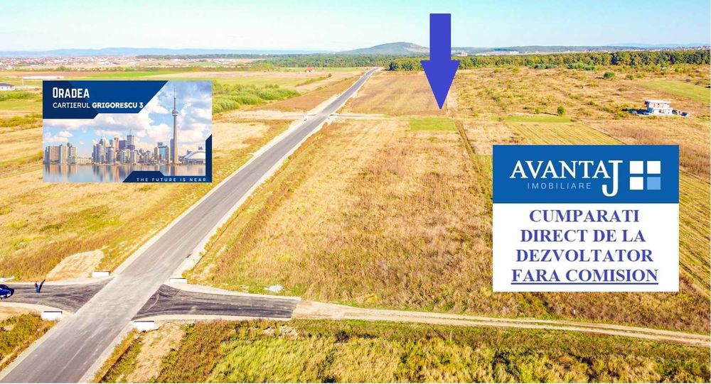 Parcele teren 500 m2 în cartierul GRIGORESCU 3 Oradea ( PUZ)