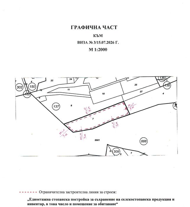 Земя за бизнес и къща - 3,8 дка на 12 км от Кюстендил, с. Згурово