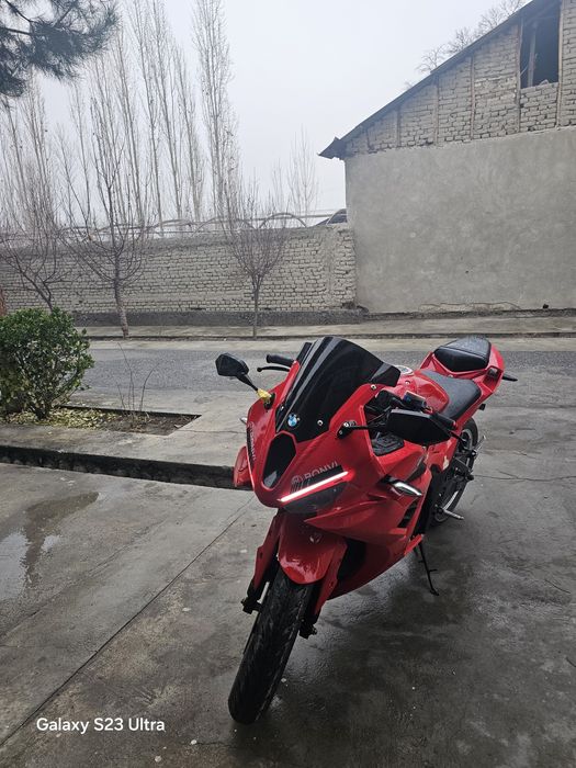 Электро Мотоцикл красный