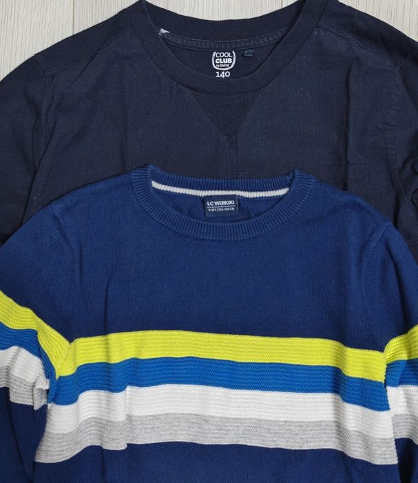 Bluze cu mâneci lungi pentru copii, marimea 140. Ambele 35 lei