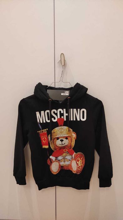 Hanorac  Moschino  Roman Teddy Bear Hoodie nou, cu eticheta, 116-122
