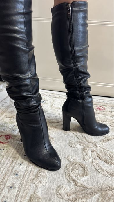 Сапожки кожанные Турция