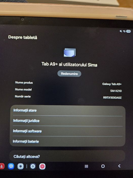 Table Samsung Galaxy A9+ 11 inci 4gb Ram 64gb Impecabila husa si pen