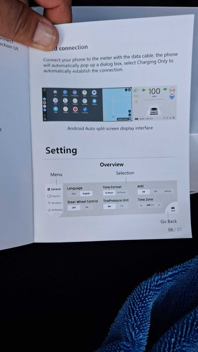 Display Tesla frontal