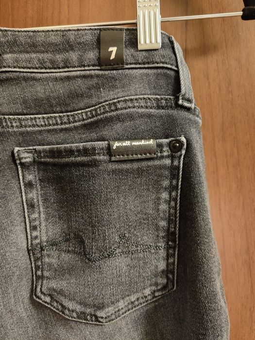 Blugi dama gri 7 for all Mankind, purtați o singura data