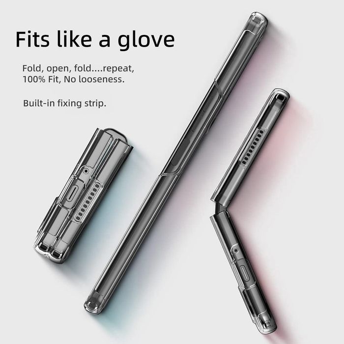 Прозрачен Кейс за Samsung Galaxy Z Fold7 от две части