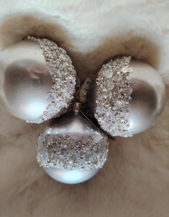 Стъклени коледни топки за елха, Коледна украса. Коледна декорация