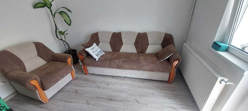 Canapea extensibila + 2 fotolii