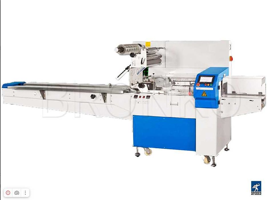 Bronkomatic-600SE. Сервоприводная упаковочная машина горизонтальная