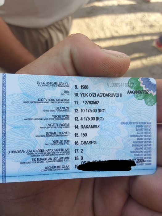 Zil sotiladi samasval