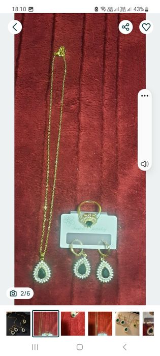 Set placat cu aur nou